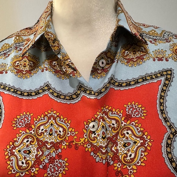 Multi colored Zara long blouse tunic size small - Picture 5 of 6